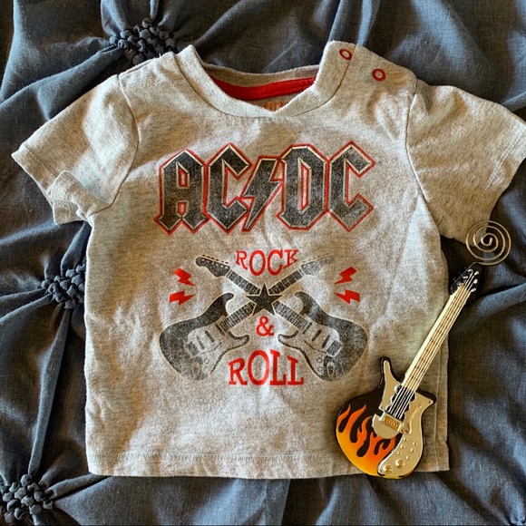 baby acdc t shirt